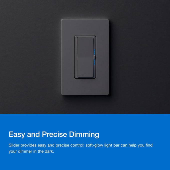 Lutron Caseta Diva Smart Dimmer Starter Kit; Dimmer, Hub, Remote, & More