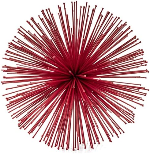 Modern Day Accents 5250 Erizo Spiked Large Red Sphere, 10" D