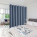 NICETOWN Wall Curtain for Bedroom, Room Divider Curtain for Doorways, Vertical Blind for Sling Door, Privacy Sound Reduction Room Dividers for Patio (Silver Grey, 1 Panel, 8ft Tall x 12.5ft Wide)