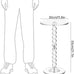 Acrylic Side Table, End Table Round Top with Solid Post for Living Room, Bedroom, Balcony, Easy Assembly (Clear) (Pedestal, Clear)