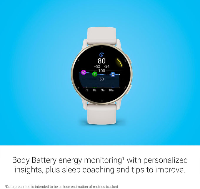 Garmin vívoactive® 5, Health & Fitness GPS Smartwatch, 42mm, Ivory