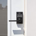 Kwikset 917HFL-514S Smartcode Keypad Electronic with Halifax Lever SmartKey with 6AL Latch and RCS Strike Matte Black Finish