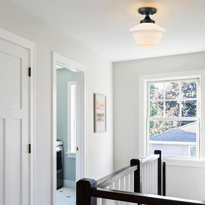 SAMTEEN Modern Farmhouse Black Schoolhouse Light Fixtures