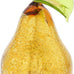 Glass Of Venice Murano Glass Pear Golden Brown Fruit Collectible Figurine for Kitchen Dining Room Home Decoration. Blown Glass Italian Handmade Gift
