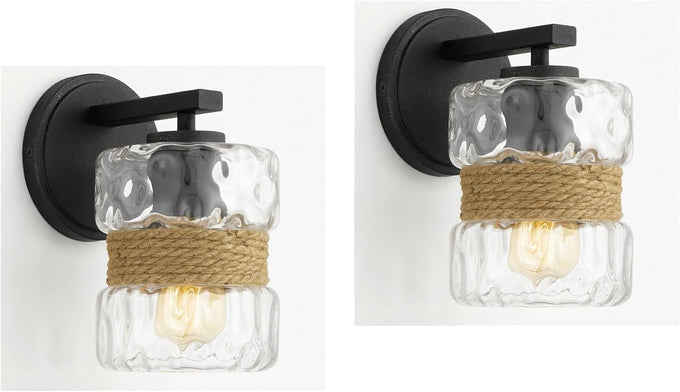 Kira Home Sage 10" Farmhouse Industrial Wall Sconce for Bathroom Vanity