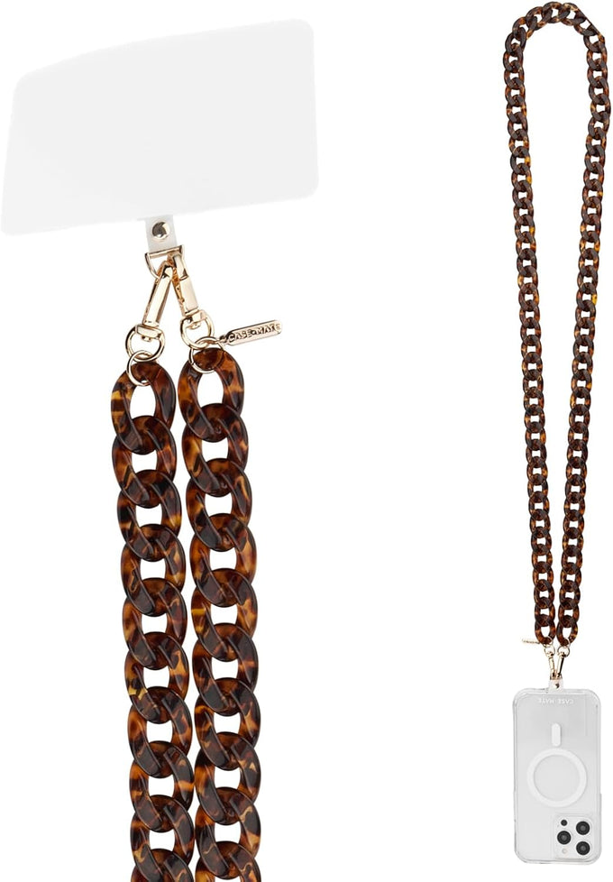 Case-Mate Crossbody Phone Lanyard/Chain - Hands-Free Strap - Black