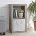 Better Homes and Gardens.. Bookshelf Square Storage Cabinet 4-Cube Organizer (Weathered) (White, 4-Cube) (Rustic Gray, 2-Cube)