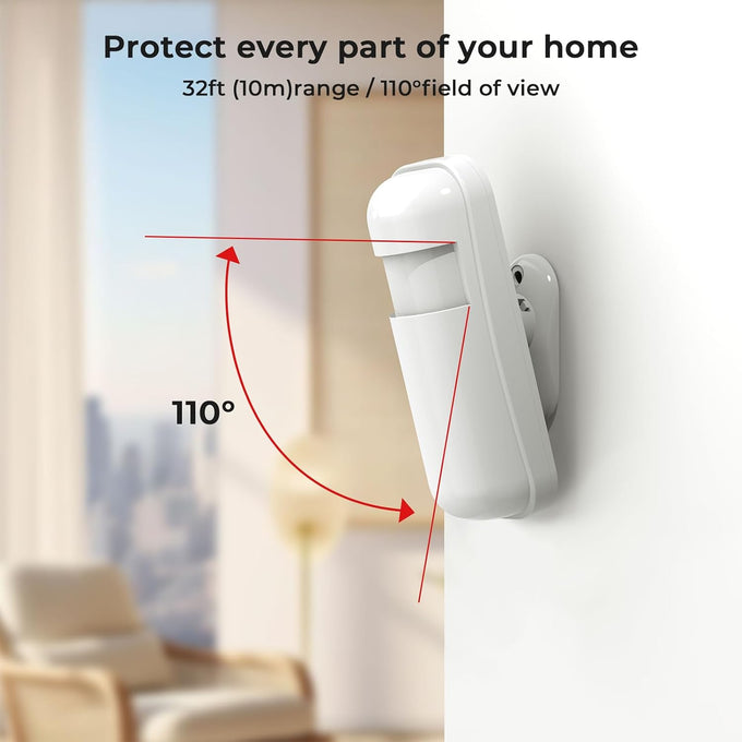 PGST Home Security Systems for House, WiFi+4G Alarm System No Monthly Fees