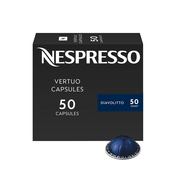 Nespresso Vertuo, Espresso, Bold Variety Pack, Mixed Roast, 40-Count Pods