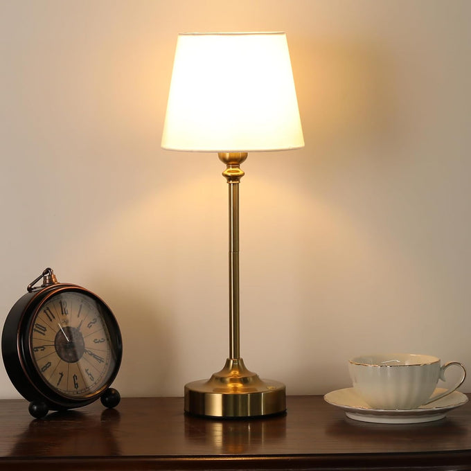 Kakanuo Gold Cordless Table Lamp with Rechargeable Battery, 1 Pack