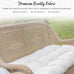 RSH DECOR Tufted U-Shape Wicker Set of 2, 19” x 19,” Outdoor Chair Cushions for Patio Furniture, Waterproof Patio Chair Cushions, Outdoor Seat Cushion, and Wicker Chairs, Crestwood Marine, Made in USA