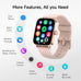 Smart Watch for Women, 1.85" HD Smartwatch (Answer/Make Calls), 2 Bands
