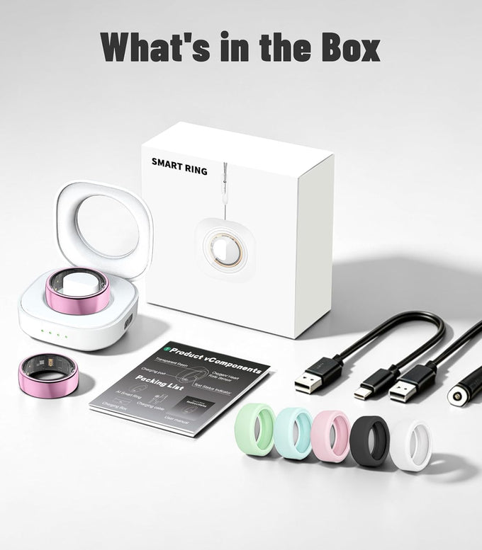 AI Smart Ring for Women Men, Health Ring with AI Health Analysis