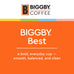 BIGGBY® Best Single Serve Coffee, Recyclable Plastic Cups, 80 Count Box, Medium Roasted