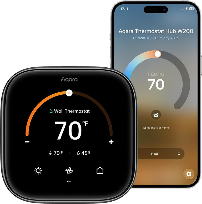 Aqara Smart Thermostat W200 with Apple Adaptive Temperature