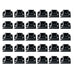 Iron Balusters for Staircase Interior (Box of 10) Stair Spindles 1/2" Square Balusters - Hollow Double Basket Single Twist Stair Balusters (Real Satin Black), E06