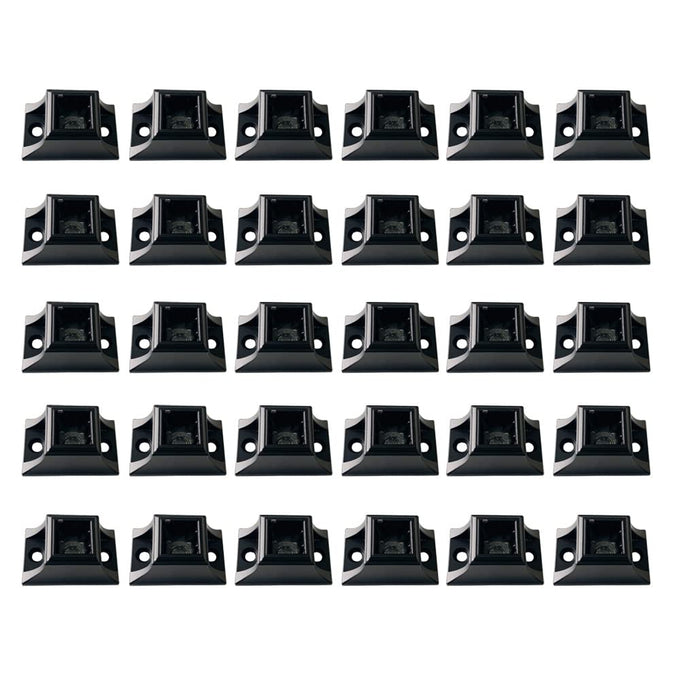 Iron Balusters for Staircase Interior (Box of 10) Stair Spindles 1/2" Square Balusters - Hollow Double Basket Single Twist Stair Balusters (Real Satin Black), E06