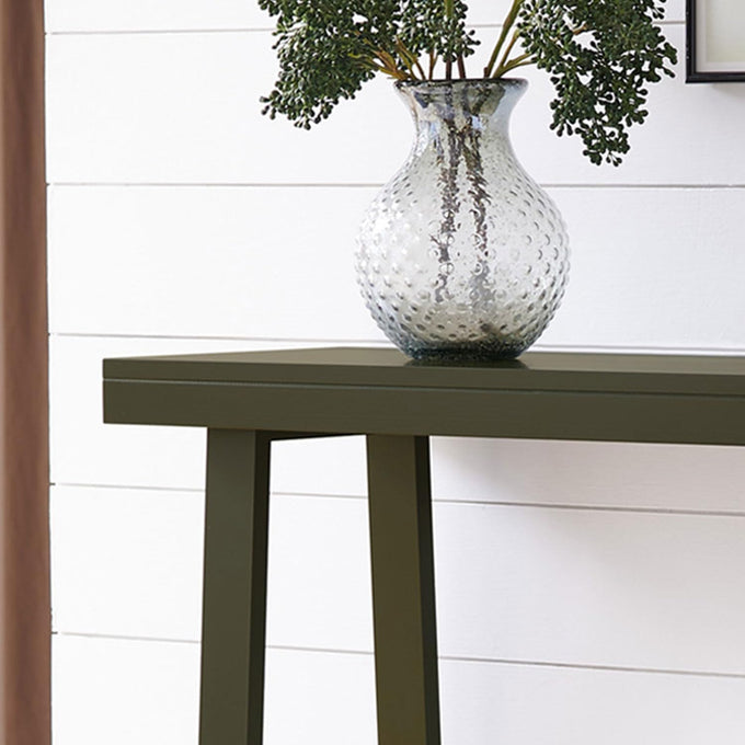 Kings Brand Furniture Emma Narrow Console Table, 44-Inch Wood Entryway Table for Hallway, Living Room, Behind Sofa, Modern Accent Sofa Table for Foyer, Space Saving Design (Caviar, 44 inches)