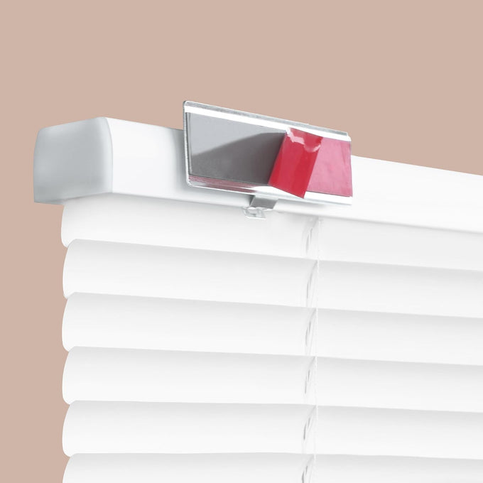 REGAL estate Magnetic Top Down Bottom Up Door Shades, White, 25 x 42 in