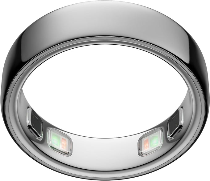 Oura Ring 5 Smart Ring - Silver - Size 10 - Fitness & Sleep Tracker