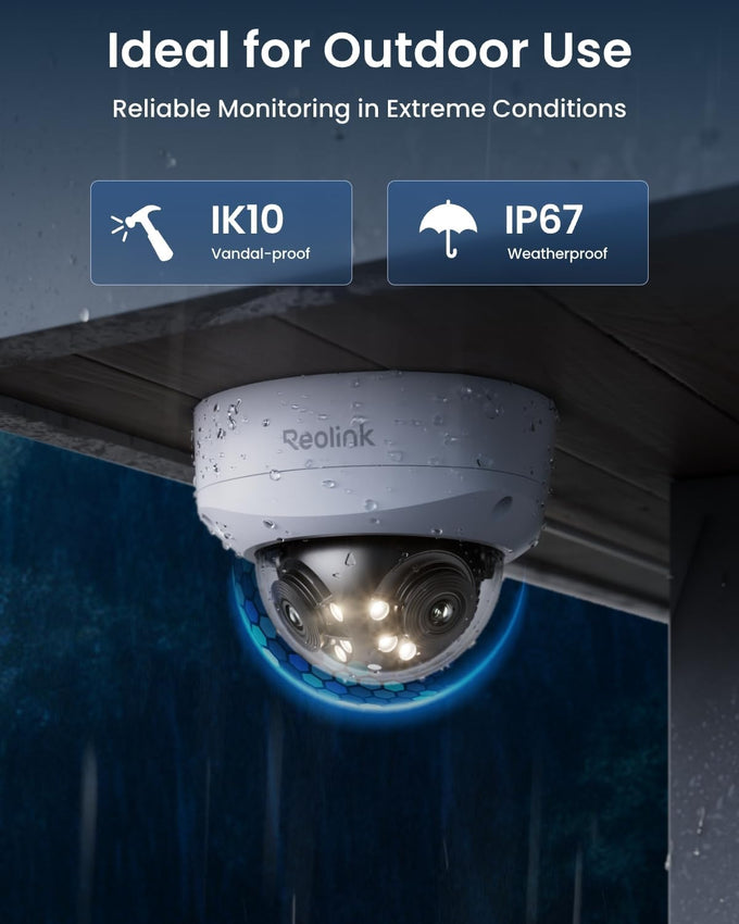 REOLINK Duo 3V PoE 16MP Dual-Lens PoE Security Camera & IK10 Vandal-Proof