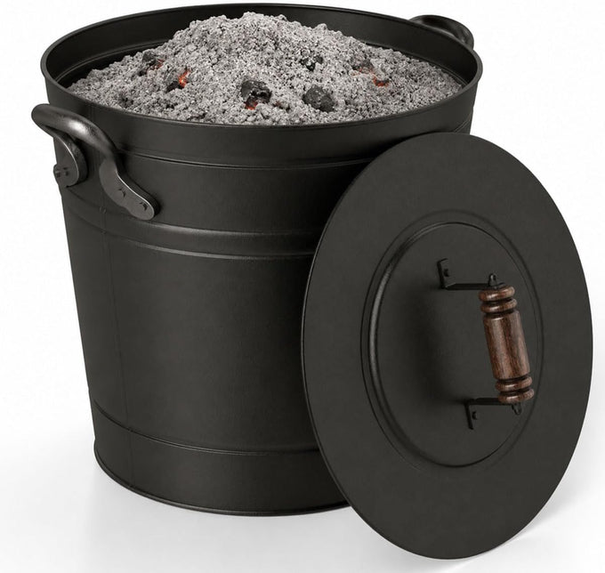 Pilgrim Home and Hearth 19504-5.8 Gallon Air Insulated Ash Bucket