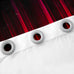 Feelyou Red and Black Darkening Drapes Abstract Ombre Blackout Curtains Boys Stripes Window Curtains Kids Toddler Red and Black Striped Window Treatments (2 Panels, 52 x 84 Inch)