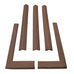 Cardinal Gates KEPK Large Fireplace Hearth Pad Kit, Taupe