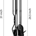 Fire Beauty 5Pcs Wrought Iron Fireplace Tools Indoor Outdoor Set