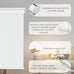 Changshade Blackout Roller Shades Cordless for Windows,100% Room Darkening Window Blinds for Bedroom,Thermal Insulated UV Protection,Easy Install Pull Down Shades for Home,35.5" w x 72" h,White