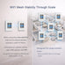 LANBON Smart Light Switch,1/2/3 Gang,3 Way for Whole House, LCD Magic Panel by WiFi Mesh Never be Offline, 2.4G Wi-Fi Smart Switch Compatible with Alexa&Google Home, Neutral Wire Required,L8-HS-White
