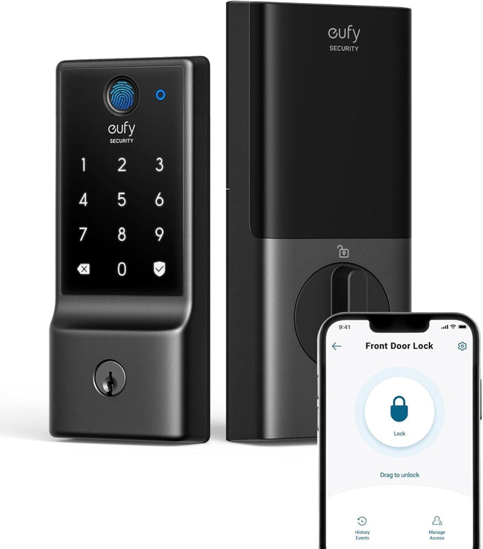eufy Security Smart Lock C220, Fingerprint Keyless Entry Door Lock