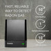 Ecosense Continuous Home Radon Monitor, Wi-Fi Connected, App Enabled, EQ100