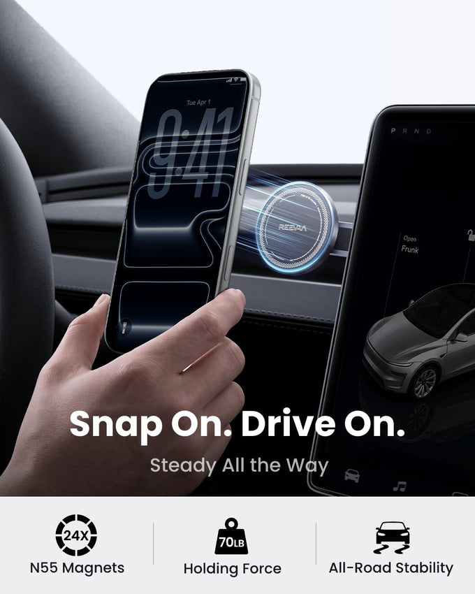 REEVAA Tesla Phone Mount for Model Y/YL/3/X/S Accessories, Magsafe Holder