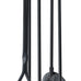 Lichamp Fireplace Tools Set, Modern Handle