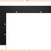 Electric Fireplace Insert Trim Kit for 40 inch Fireplace Electric Inserts, Metal Construction Plates, Black-B09R2114SG