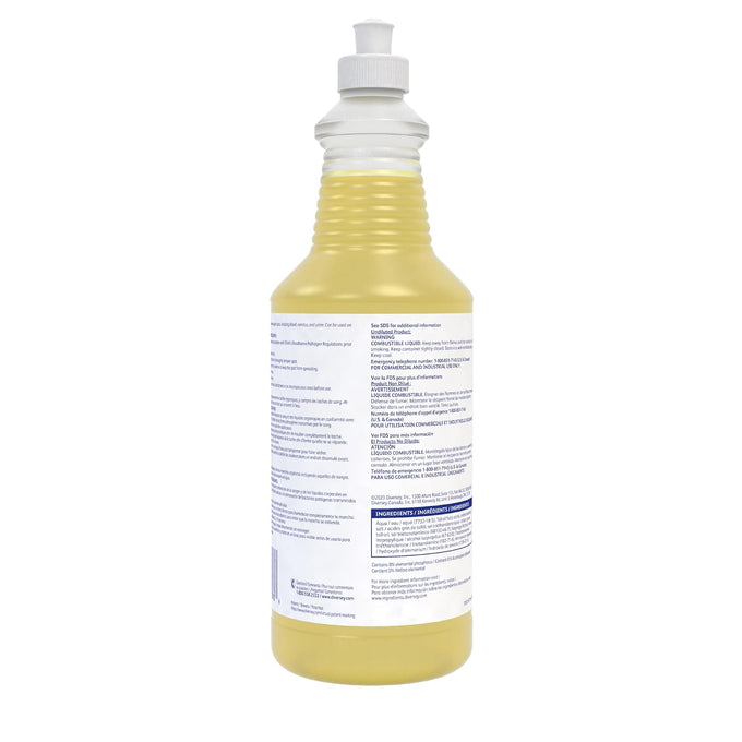 Diversey 5002611 Protein Spotter, Carpet Cleaner for Organic Stains, Ready-to-Use Liquid, Unscented, 32-Ounce