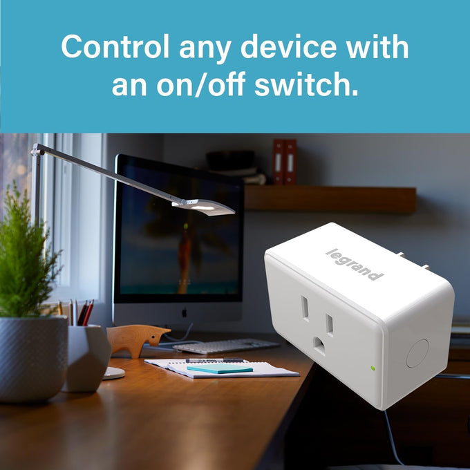 Echo Spot with Legrand Radiant Smart Plug