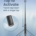 KraftGeek Magnetic Phone Tripod for iPhone, Dual-Sided Mount for MagSafe