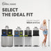 SIMPLI-MAGIC 13.2 Gallon (50L) Step Trash Can – Kitchen Garbage Can with Slow-Close Lid – Odor Control, Hands-Free, Easy to Clean, White