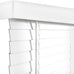 DEZ FURNISHINGS Cordless 2" Smooth Faux Wood Blind, 36" W x 60" H, Smooth White