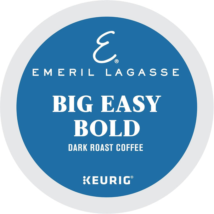 Emeril Big Easy Bold Keurig Single-Serve K-Cup Pods, Dark Roast Coffee, 96 Count