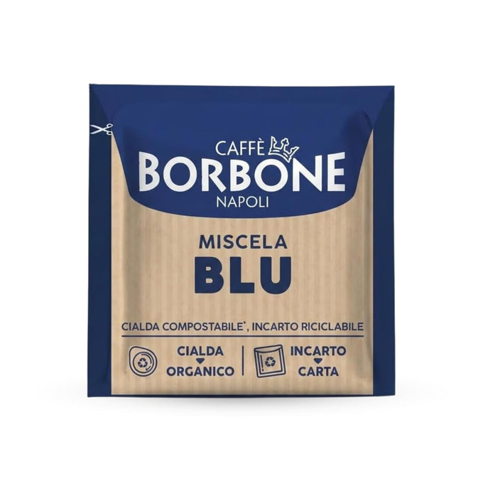 Caffè Borbone Espresso Pods, Miscela Blu, Blue Blend, Dark Roast ESE Pods - 150 Count