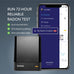 Ecosense Continuous Home Radon Monitor, Wi-Fi Connected, App Enabled, EQ100