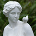 Outdoor Statue, Nymph Sculpture Goddess of Greek Mythology Roman Style for Garden Patio Yard Lawn Porch Decor, Ivory