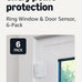 Ring Sensors: Window & Door Sensor (newest model) 6-pack – Instant notifications, on Amazon Sidewalk, Pro Monitoring available (sold separately)