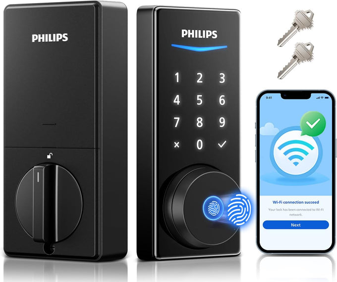 Philips Wi-Fi Smart Door Lock, Fingerprint Door Lock