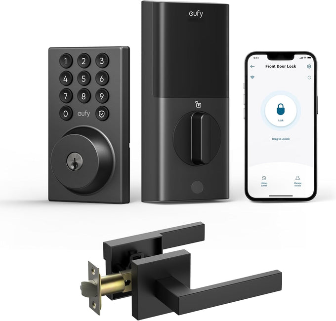 eufy Security Smart Lock C30, Keyless Entry Door Lock, Built-in Wi-Fi