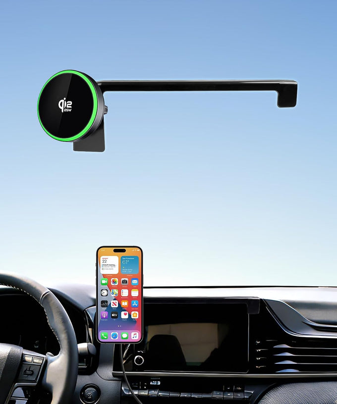 Qi2.2 25W Wireless Charger Car Phone Mount for Toyota Camry LE/SE 2025-2026