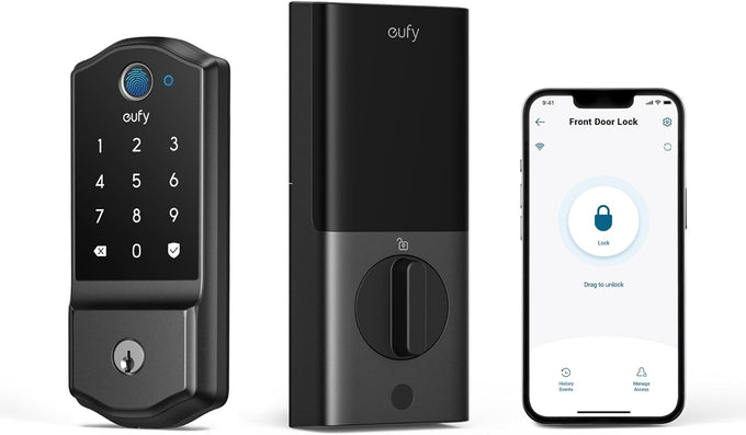 eufy Security Smart Lock C220, Fingerprint Keyless Entry Door Lock
